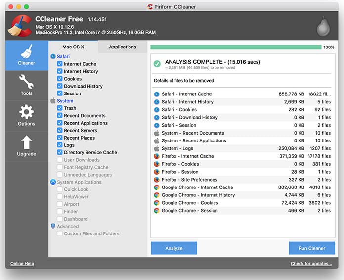 ccleaner for mac 10.12.6