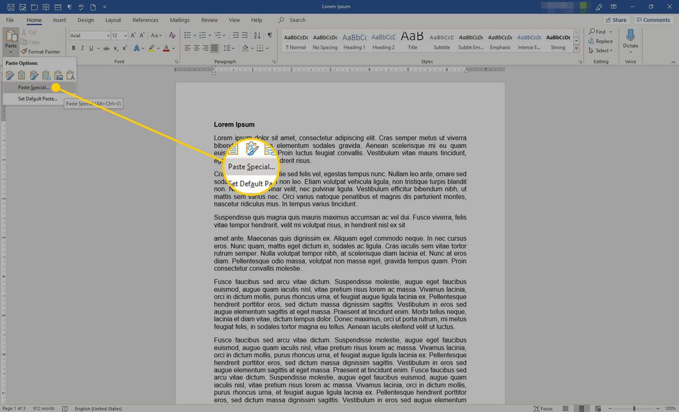 group objects in a word for mac document